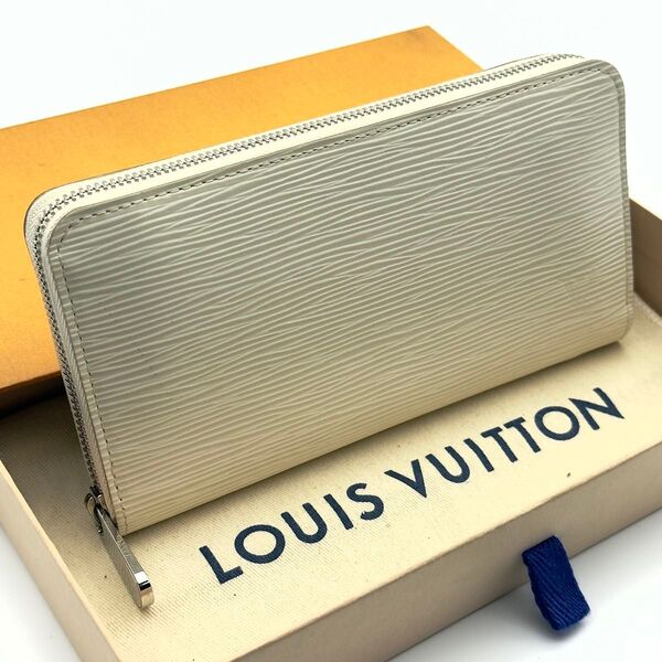 ルイヴィトン【最高級美品】エピ ホワイト ジッピーウォレット 長財布 ラウンドファスナー ラウンドジップ LOUISVUITTON