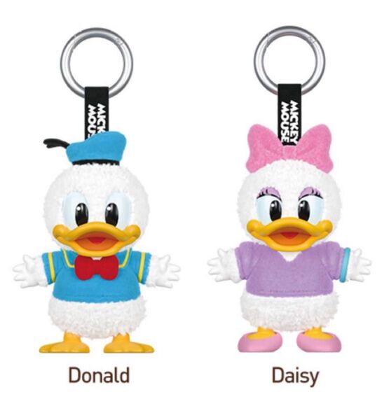 POPMART ディズニー ドナルドとデイジーセット ぬいぐるみキーチェーン