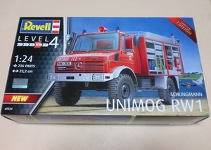  Германия Revell 1/24shu кольцо man Unimog RW1 пожарная машина Schlingmann Unimog RW1 REVELL 07531