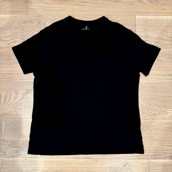 【激レア入手困難】MB ハイエンド尾州ウールTシャツ Mサイズ/ブラック LOOSE FITモデル 黒 BLACK ルーズフィット