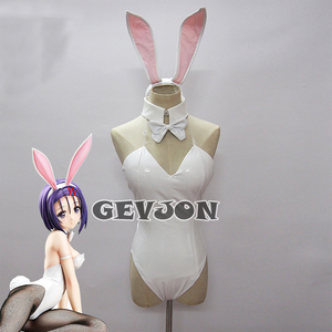  costume play clothes Halloween costume Leotard PU compound leather Bunny fancy dress To LOVE.-.... west ream temple spring . bunny girl rabbit girl set 