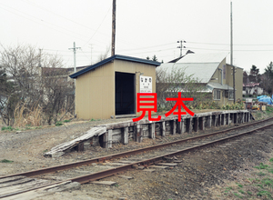 鉄道写真、645ネガデータ、107991250012、南部縦貫鉄道、中野駅、1997.04.24、（4495×3292）