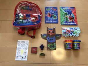 ●○ PJ MASKS しゅつどう！パジャマスク リュックサック Coloring and Activity Backpack アートセット 文具セット ステーショナリー ○●