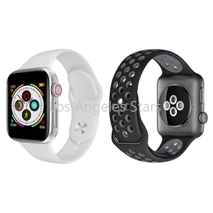 アップルウォッチ バンド apple watch band 2個セット 42mm 44mm series5 4 3 2 1 ベルト 送料無料 交換 スポーツ シリコン シンプル 白 黒