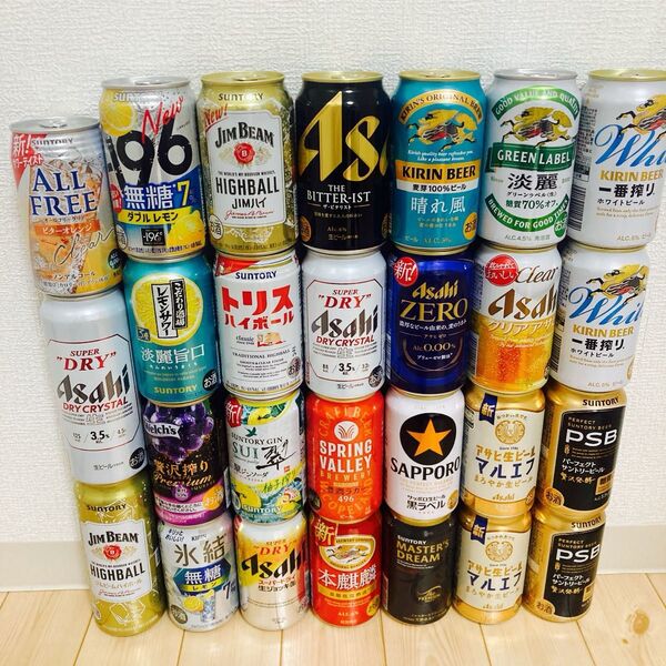 ビール チューハイ 27セット ハイボール レモンサワー ドライクリスタル プレモル マルエフ 一番搾り スプリングバレー 氷結