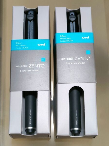 uniball ZENTO ユニボールゼント シグニチャー ブラック 0.5mm 2本