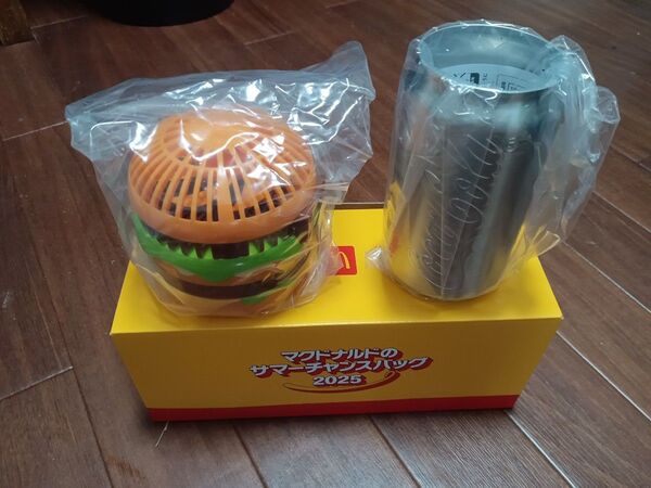 マクドナルド サマーチャンスバッグ2025 ビッグマック扇風機とコカ・コーラタンブラー 箱付