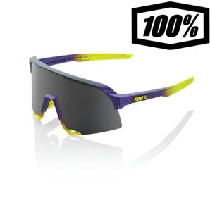 100% S3 パープル イエロー ワンハンドレッド サングラス