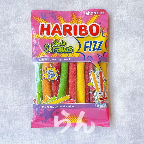 HARIBO【日本未販売】Soda Straws 180g ソフトキャンディ