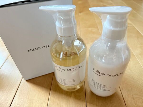 ★人気 ミルエ オーガニック シャンプー トリートメント セット 各500ml 美容室専売品
