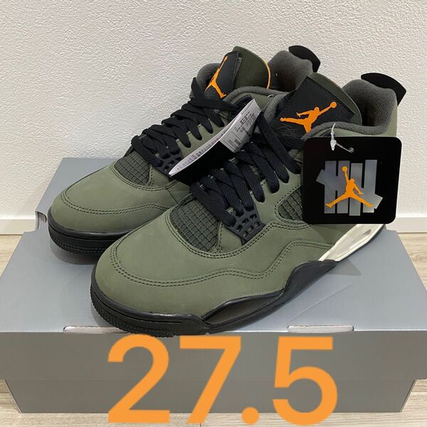 UNDEFEATED × Nike Air Jordan 4 Retro "Deep Green" (2025)