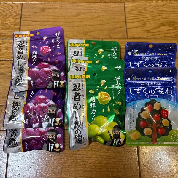 本日限定価格 忍者めし 鉄の鎧6袋グレープとマスカット しずくの宝石 りんご2袋