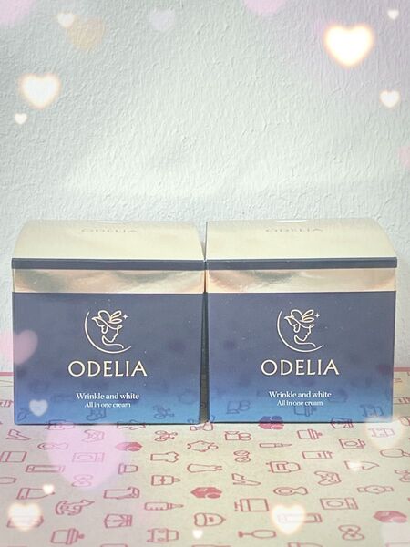 ODELIA リンクル&ホワイト オールインワンクリーム 50g × 2個