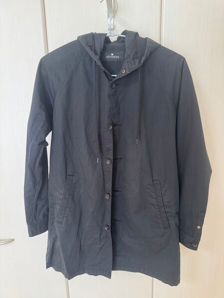 ナノユニバース NANO universeミリタリーコート モッズコート BA63CT0353GK 黒 ブラック L