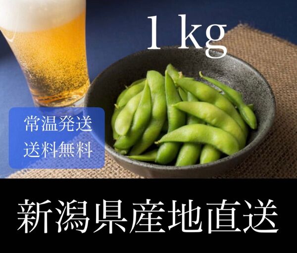 【畑からご自宅へ】採れたて枝豆 1kg