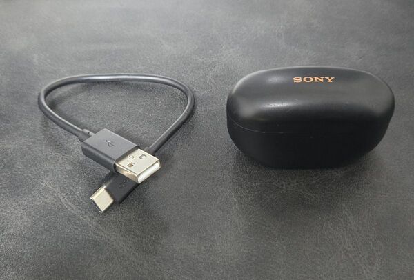 SONY WF-1000XM5 ブラック 充電ケース 純正ケーブル セット