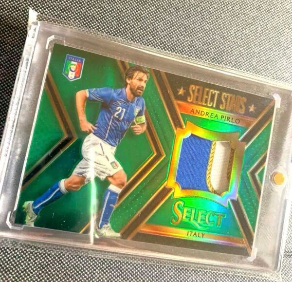 ピルロ panini select 5枚限定 ジャージーカード パッチ部分!