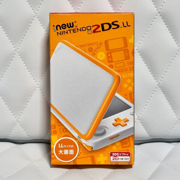 new Nintendo 2DSLL 本体 オレンジ×ホワイト