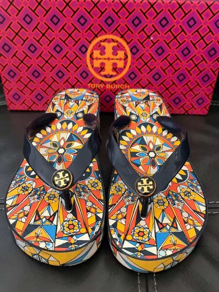 TORY BURCH トリーバーチ サンダル22.5cm 厚底