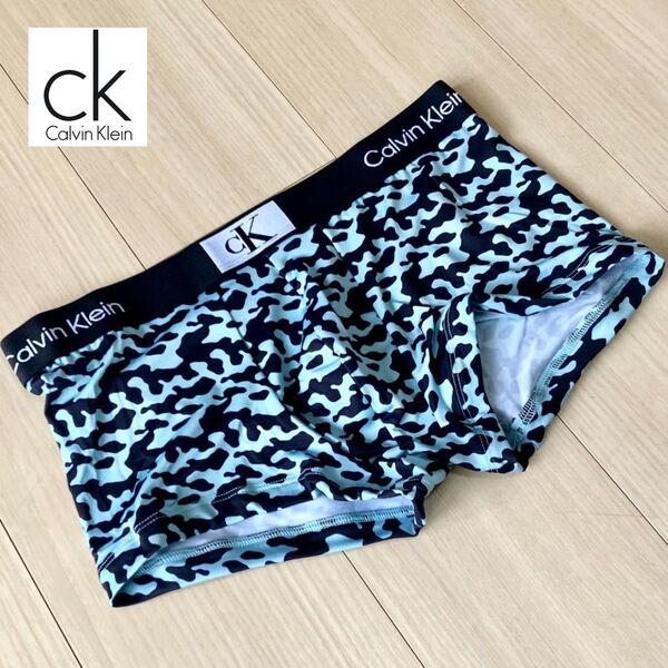 カルバンクライン 迷彩 マイクロファイバー 下着 S ローライズ ストレッチ ボクサーパンツ Calvin Klein