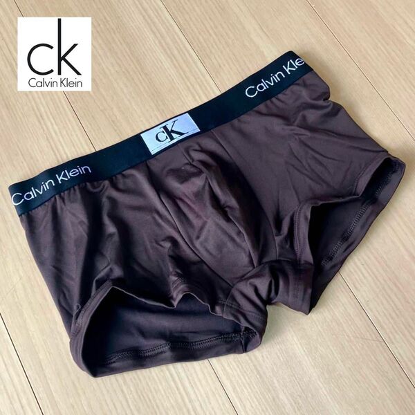 カルバンクライン マイクロファイバー 下着 S ローライズ ストレッチ ボクサーパンツ Calvin Klein