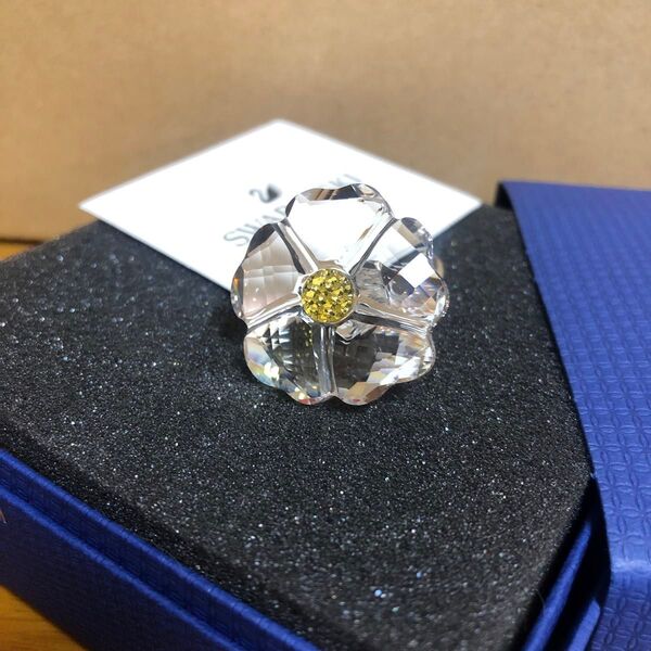 SWAROVSKI スワロフスキー クリスタル 置物 花