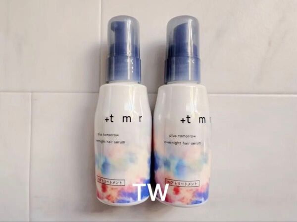 【値下げ不可】+tmr プラストゥモロー オーバーナイト ヘアセラム 80ml 2個
