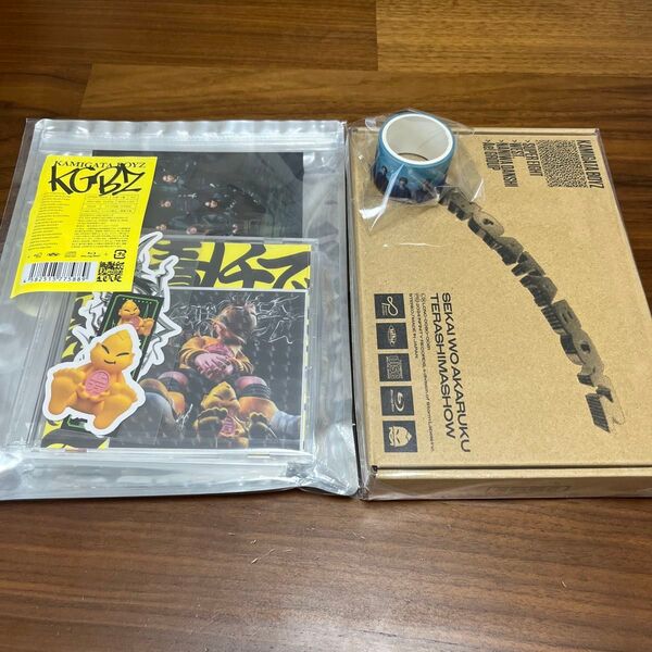 未開封 カミガタボーイズ 無責任でええじゃないかLove 世界を明るく照らしましょう CD Blu-ray