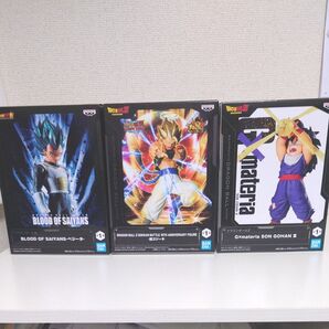 ドラゴンボール フィギュア 3体セット BLOOD OF SAIYANS 超ゴジータ Gxmateria