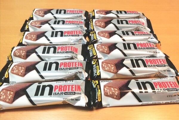 森永製菓 inバープロテイン ベイクドビター 12本セット