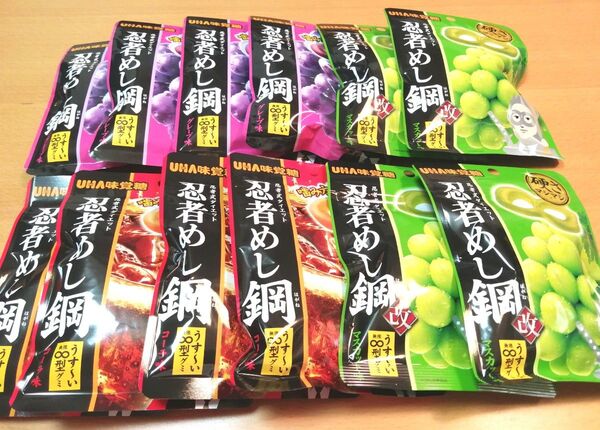 UHA味覚糖 忍者めし鋼 3種4袋 12袋セット