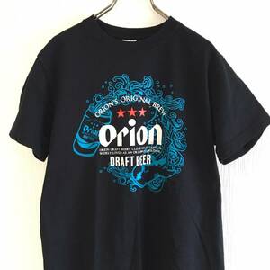 ★☆オリオンビール ＯＲＩＯＮ ＢＥＥＲ Ｔシャツ 綿100% 沖縄 (黒) Ｓサイズ☆★