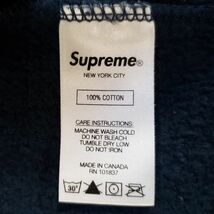 26a474◎◎7【M】未使用　Supreme　20SS XXL Hooded Sweatshirt　Navy　スウェット　シュプリーム　全タグ▲_画像6