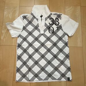 G-STAR RAW 3301 ポロシャツ メンズ 白黒 格子柄