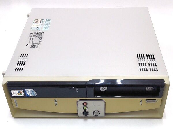 Windows XP ディスクトップPC NEC PC-MJ20RBZEDX84 スタンド付き 本体のみ 正常動作します