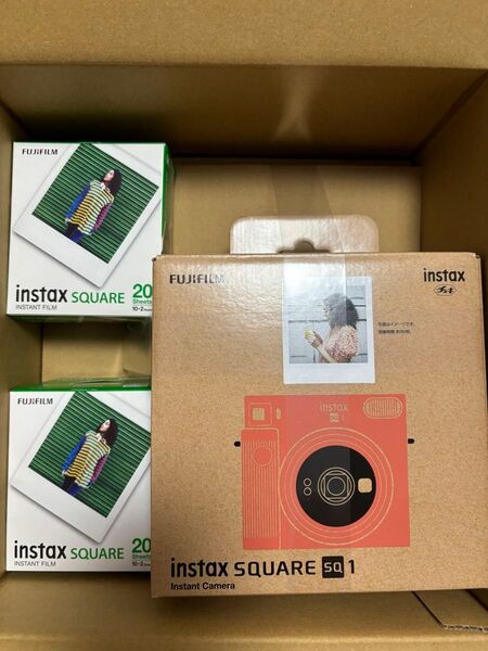 新品 FUJIFILM instax SQUARE SQ1 テラコッタ(未開封)フィルム40枚