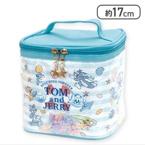 【新品未開封タグ付き】トムとジェリー ビーズバニティバッグ Ver.4 スカイブルー