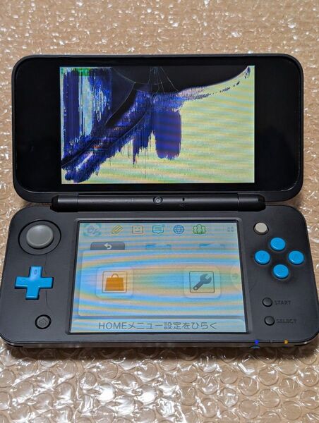 New Nintendo ニンテンドー 2DS LL ブラックターコイズ 本体 ジャンク