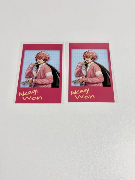 にじさんじ 赤城ウェン チェキ風カード