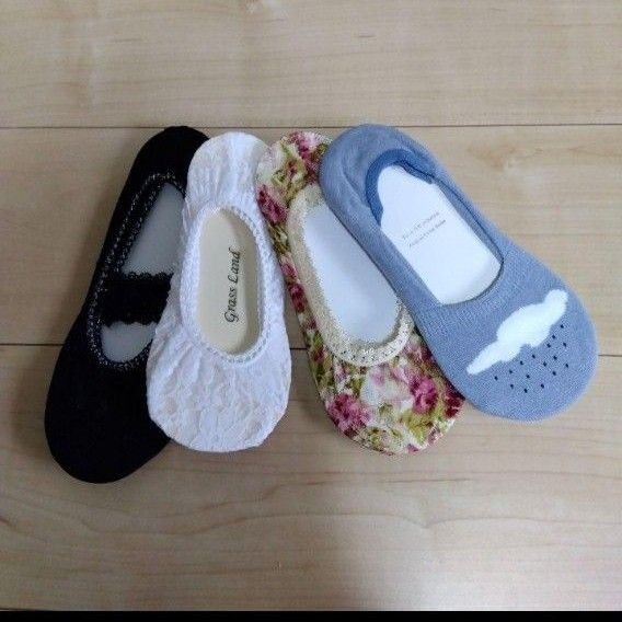4足セット 靴下 フットカバー