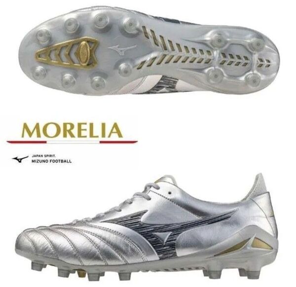 ★【国内正規品・新品未着用】ミズノ MORELIA NEO 4 JAPAN PLATINUM SILVER PACK 27.0㎝