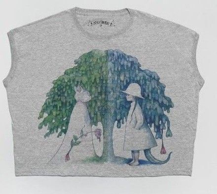 ボリス雑貨店ヒグチユウコワイドTシャツTシャツ 告白フリーサイズ新品未使用未開封