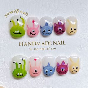 【サイズ変更無料】ネイルチップ 【ベリーショート 】ニュアンス