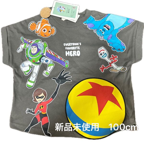 【新品未使用】ディズニー ピクサー キッズTシャツ 100cm