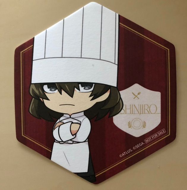 ペルソナ カフェ アクキー 荒垣真次郎 ペルソナ3 IKEPRI CANVAS コラボカフェ コースター 荒垣真次郎