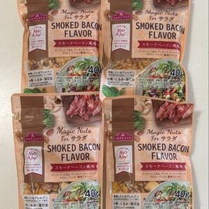トップバリュ Magic nuts For サラダ スモークベーコン風味 × 4袋 サラダトッピング