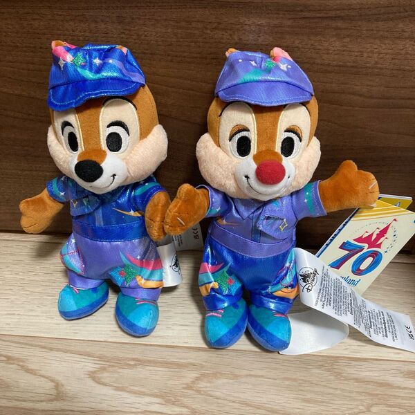 ディズニー チップ & デール 70周年 ぬいぐるみ