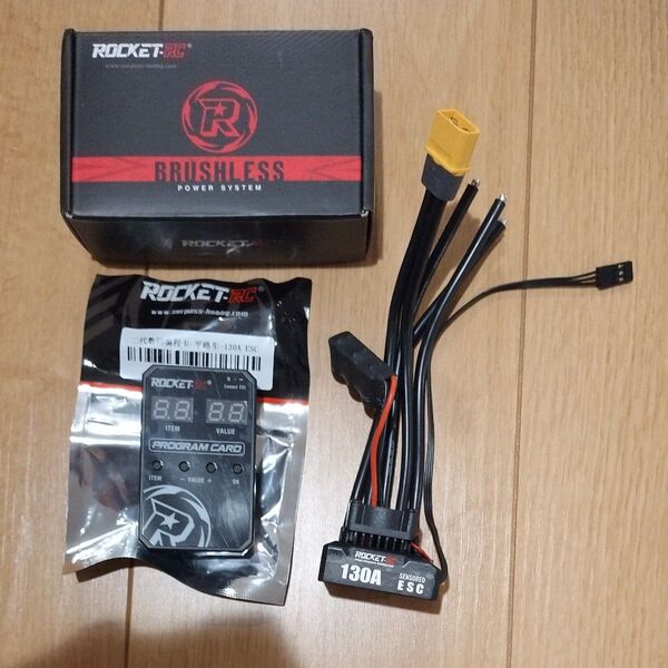ROCKET-RC 130A ブラシレスESC プログラミングカード