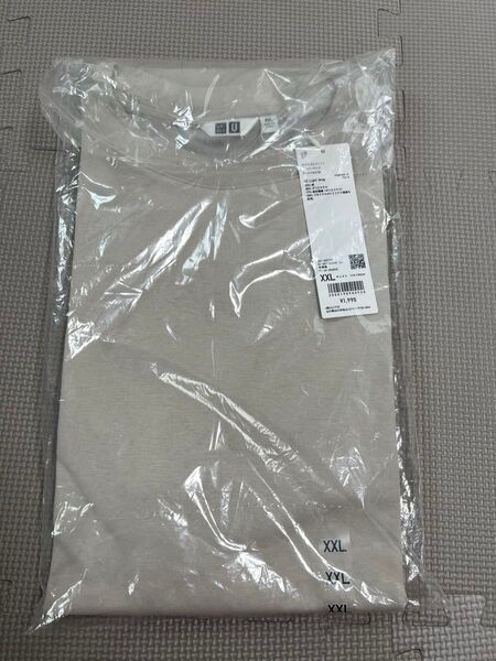 ユニクロ エアリズムコットンオーバーサイズTシャツ/5分袖 XXLサイズ