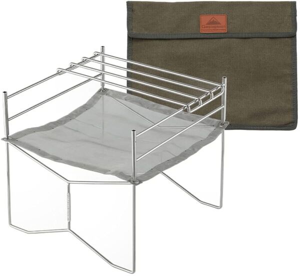 ★CAMPING MOON★キャンピングムーン★ソロキャンプ焚火台&ゴトクセット★SOLO-202★焚き火台セット★収納ケース付★